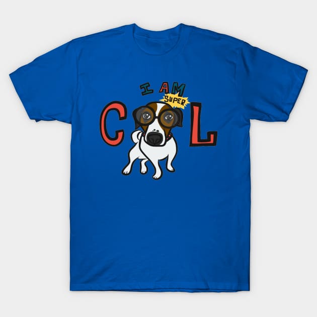 I am super cool dog glasses T-Shirt by amramna